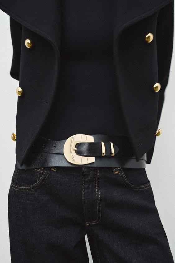 SASH BELT WITH METAL BUCKLE | Zara US