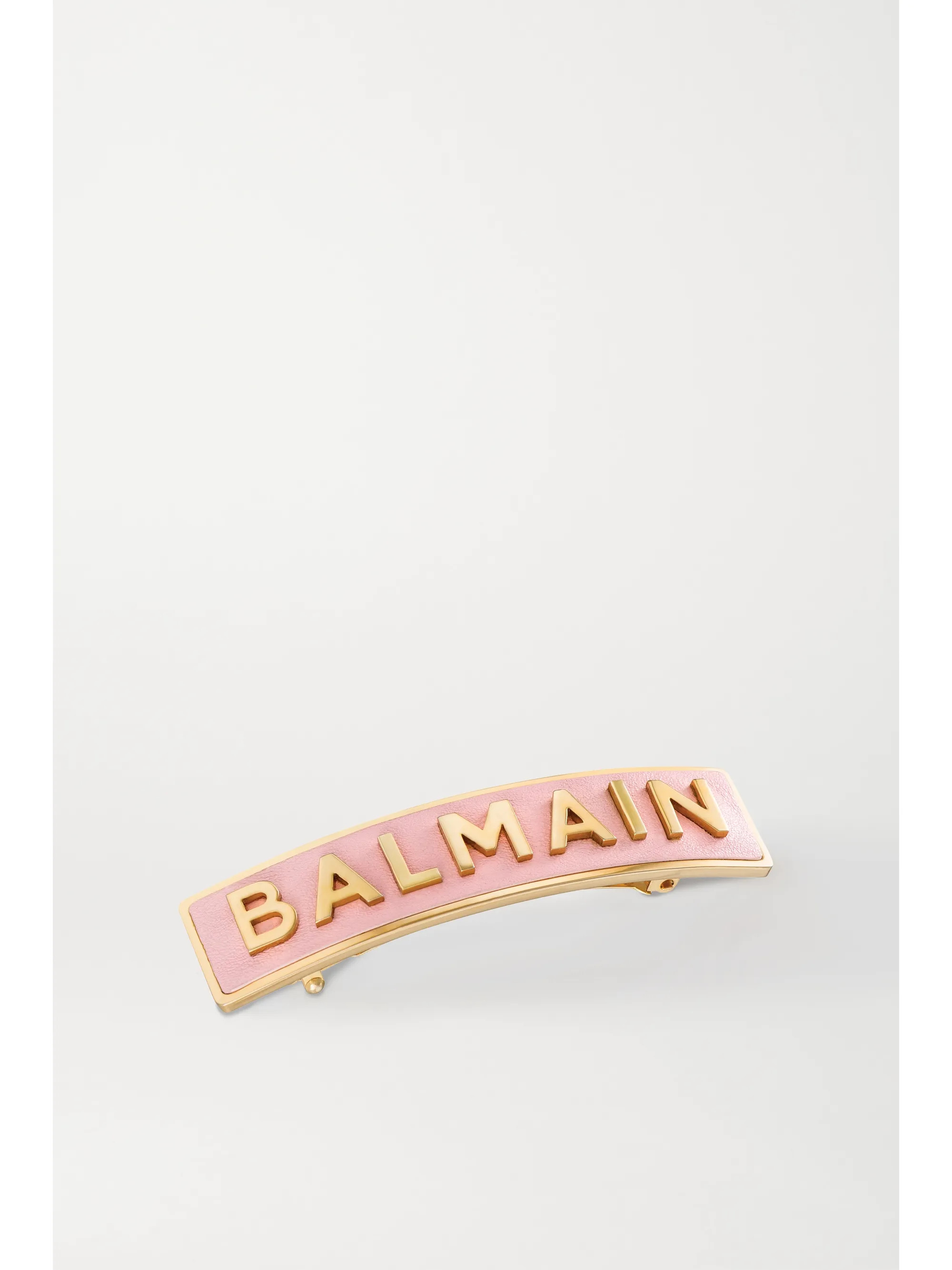 Gold-plated and leather hair clip | NET-A-PORTER (US)
