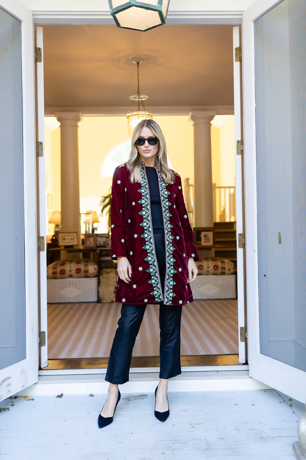 Sloane Jacket - Scarlet | Julia Amory