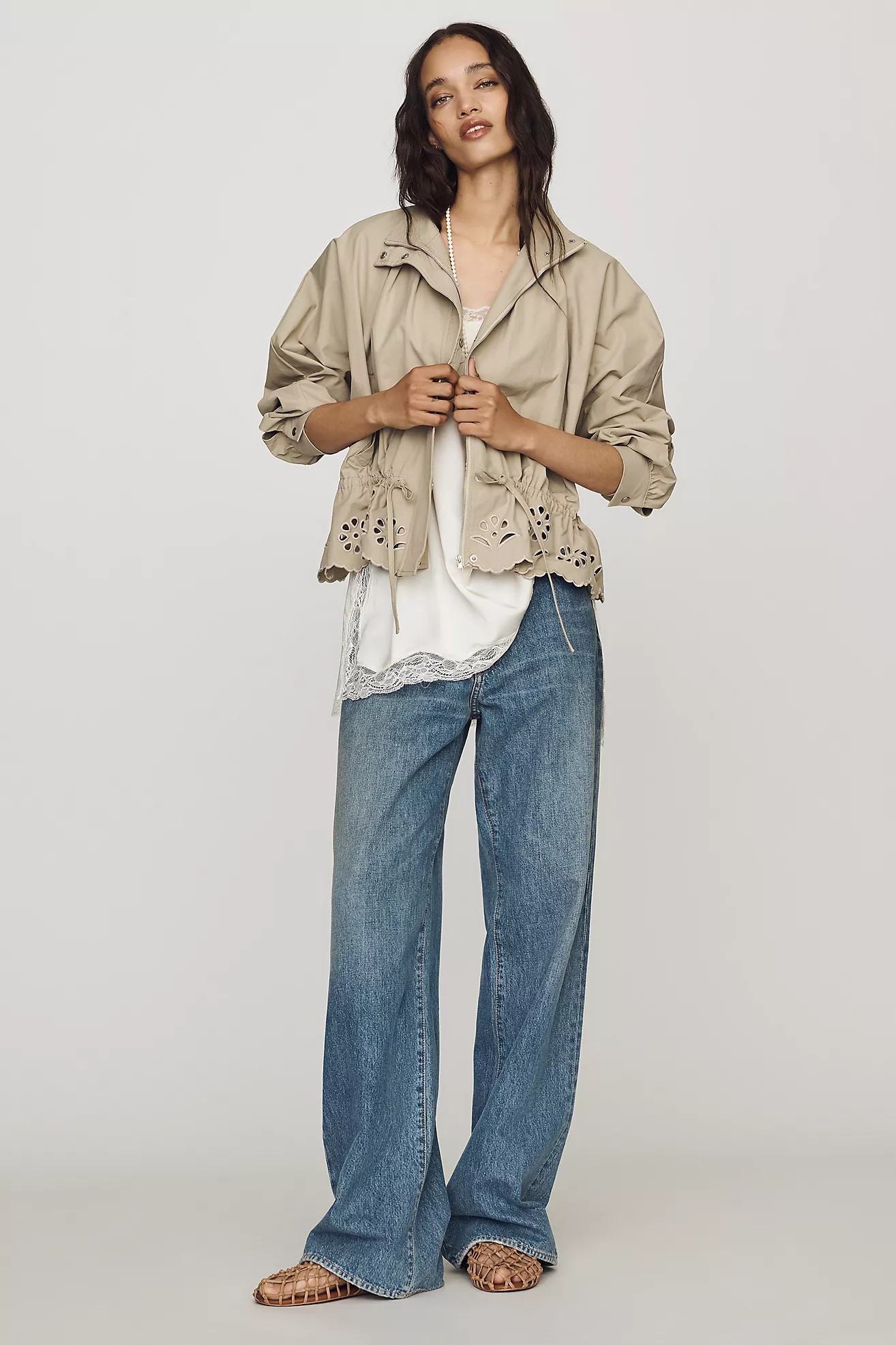 RAISONNEL Eyelet Jacket | Anthropologie (US)