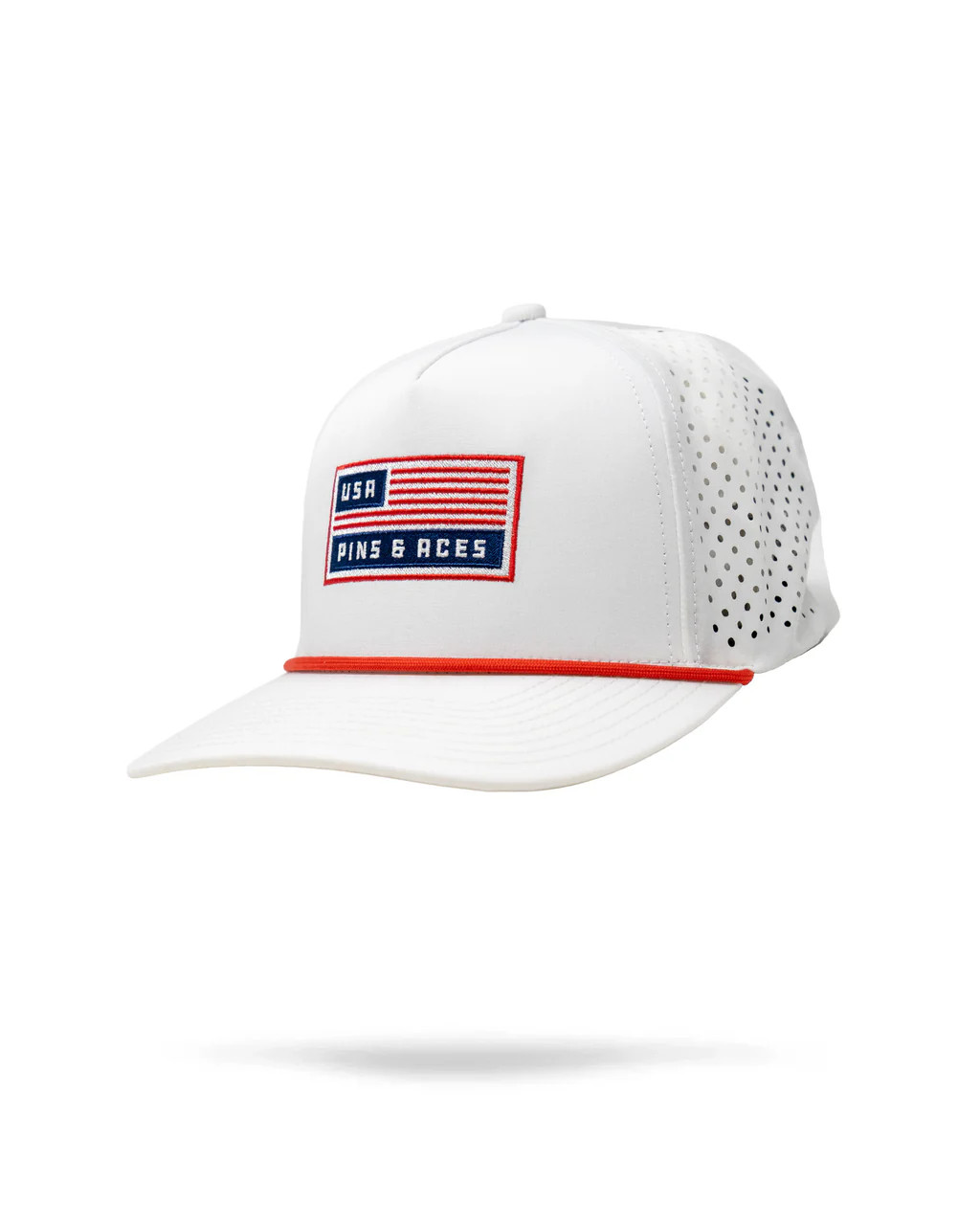 Perforated Rope Hat - USA | Pins & Aces