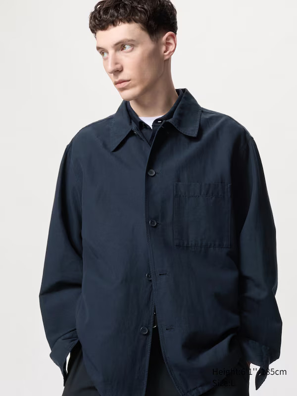 Cotton Linen Shirt Jacket | UNIQLO (US)