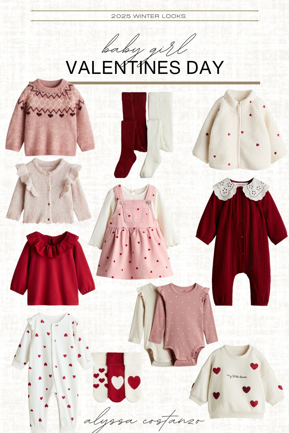 baby girl valentines day looks; toddler valentines day dress; valentines day sweater; pink and red heart sweater; onesie; valentines day socks; valentines dress for girls; valentines ights 

 #LTKHoliday #LTKBaby #LTKKids