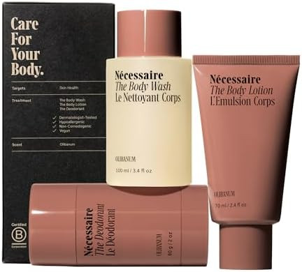 Nécessaire Body Essentials - Skin Care Gift Set For Women + Men - Travel-Size Body Wash, Body Lo... | Amazon (US)