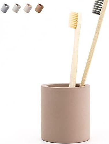 Banjicraft Natural Diatomite Toothbrush Holder for Bathroom, Large Caliber for Electric Toothbrus... | Amazon (US)