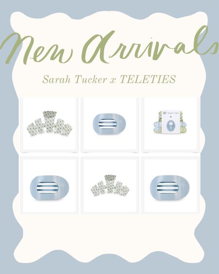 loving Sarah Tucker’s collection with TELETIES! 🩵💚 #teleties 