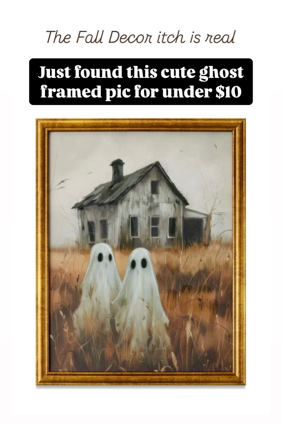 Cutesy Ghost framed pic under $10 👻

Halloween/Fall Decor/Ghost Pic/Spooky

#LTKHome #LTKSeasonal