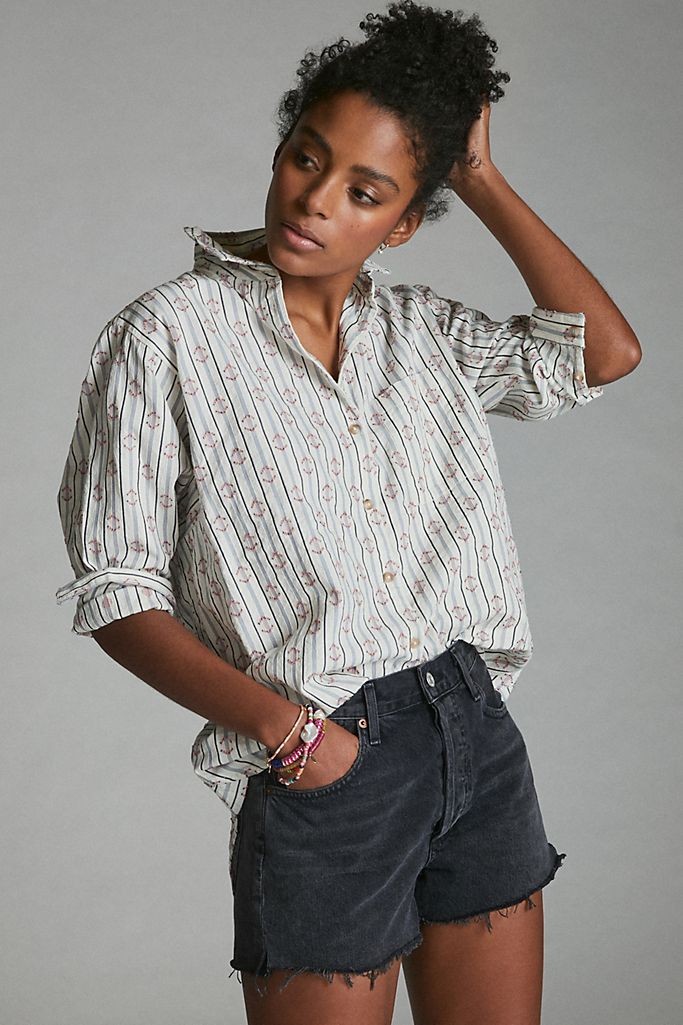 AGOLDE Parker Ultra High-Rise Denim Shorts | Anthropologie (US)