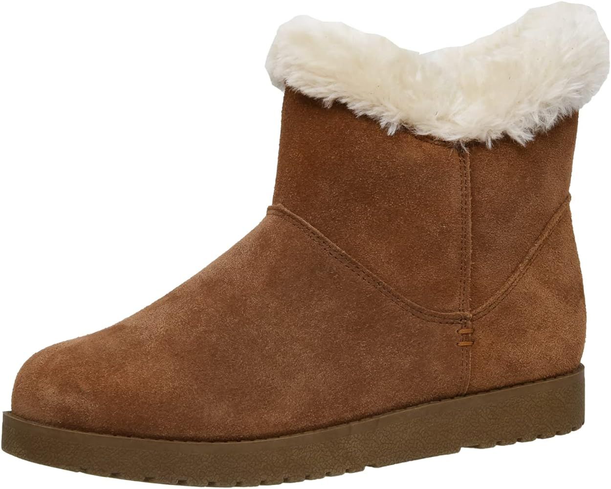 CUSHIONAIRE Women's Hethrow Genuine Suede pull on boot +Memory Foam & Wide Widths Available | Amazon (US)