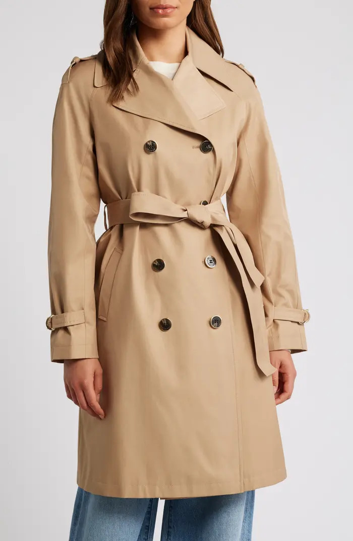 Water Resistant Cotton Blend Trench Coat | Nordstrom