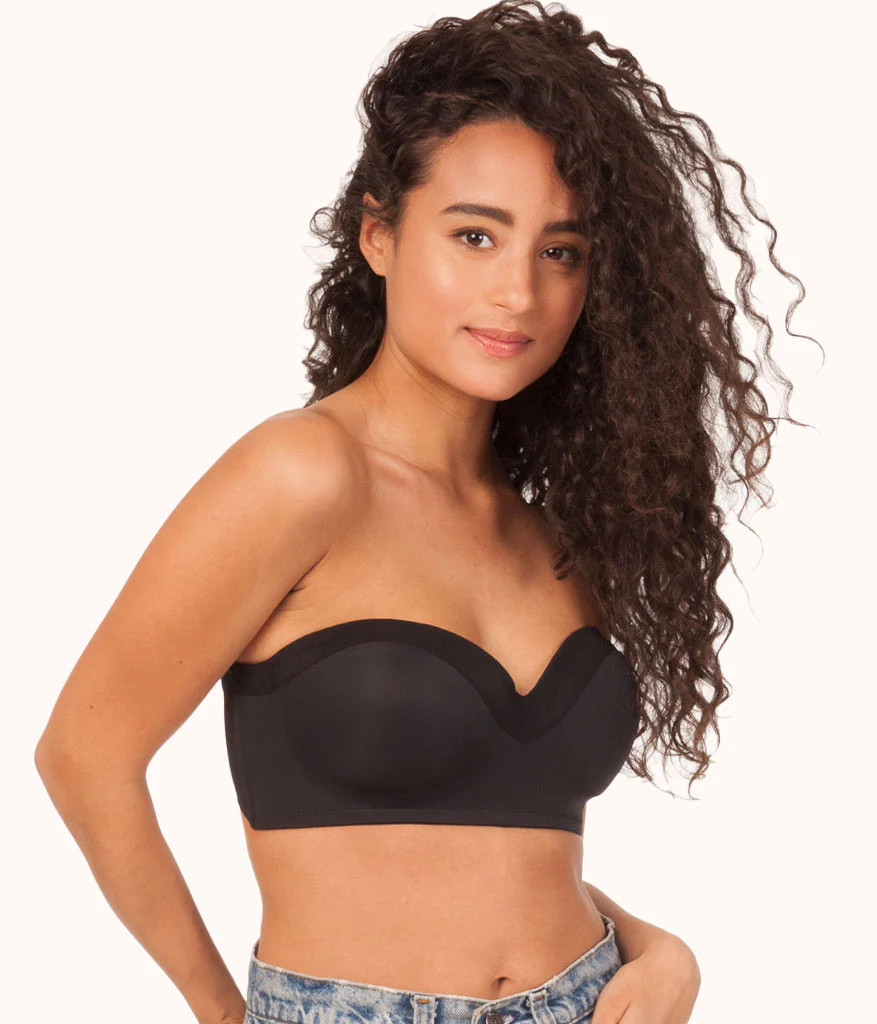 The No-Wire Strapless: Jet Black | LIVELY