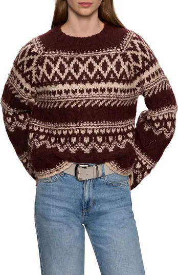 Sanctuary Fair Isle Crewneck Sweater | Nordstrom | Nordstrom