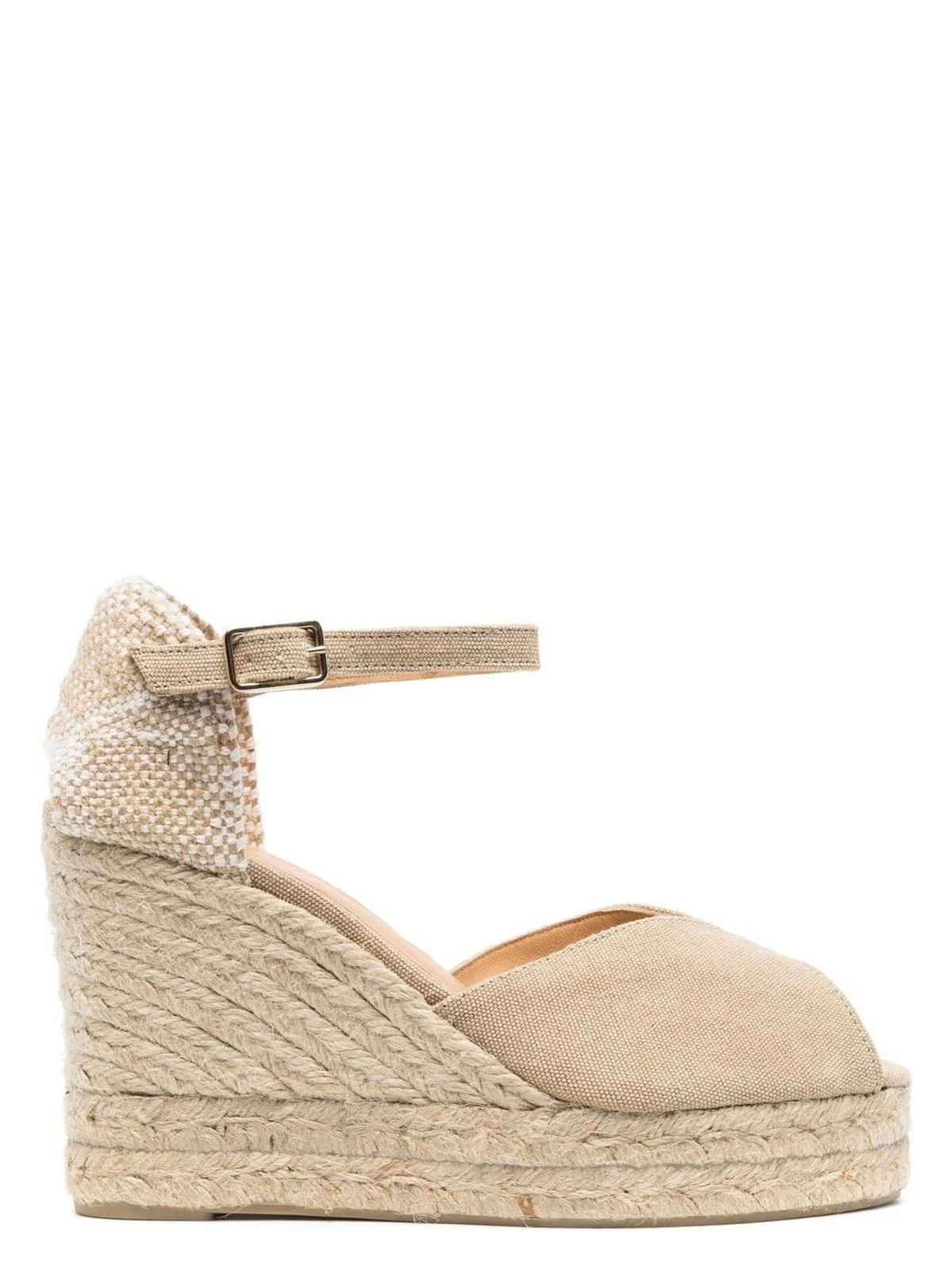 CastaÃ±er Women's Bianca Raffia Wedge Espadrilles Sandal in Beige | Size 41 | BIANCA8ED0022017 | LOZURI