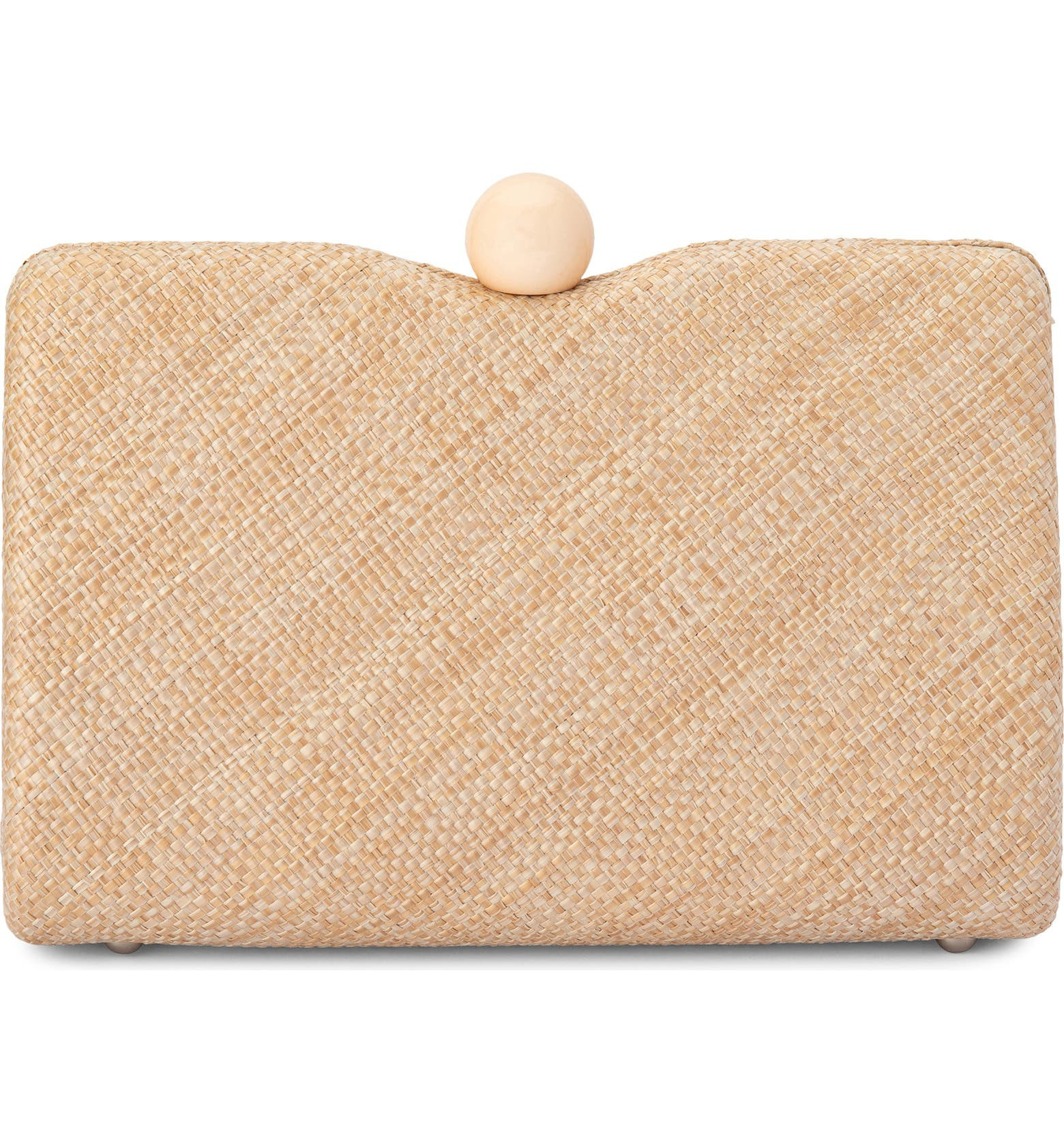 Cece Straw Woven Box Clutch | Nordstrom