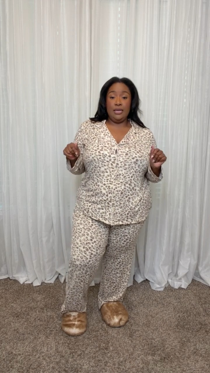 Another printed pajama set for you shugg! Sharing this and a few other sleep and loungewear options from Walmart!

#LTKPlusSize #LTKMidsize #LTKselfcare