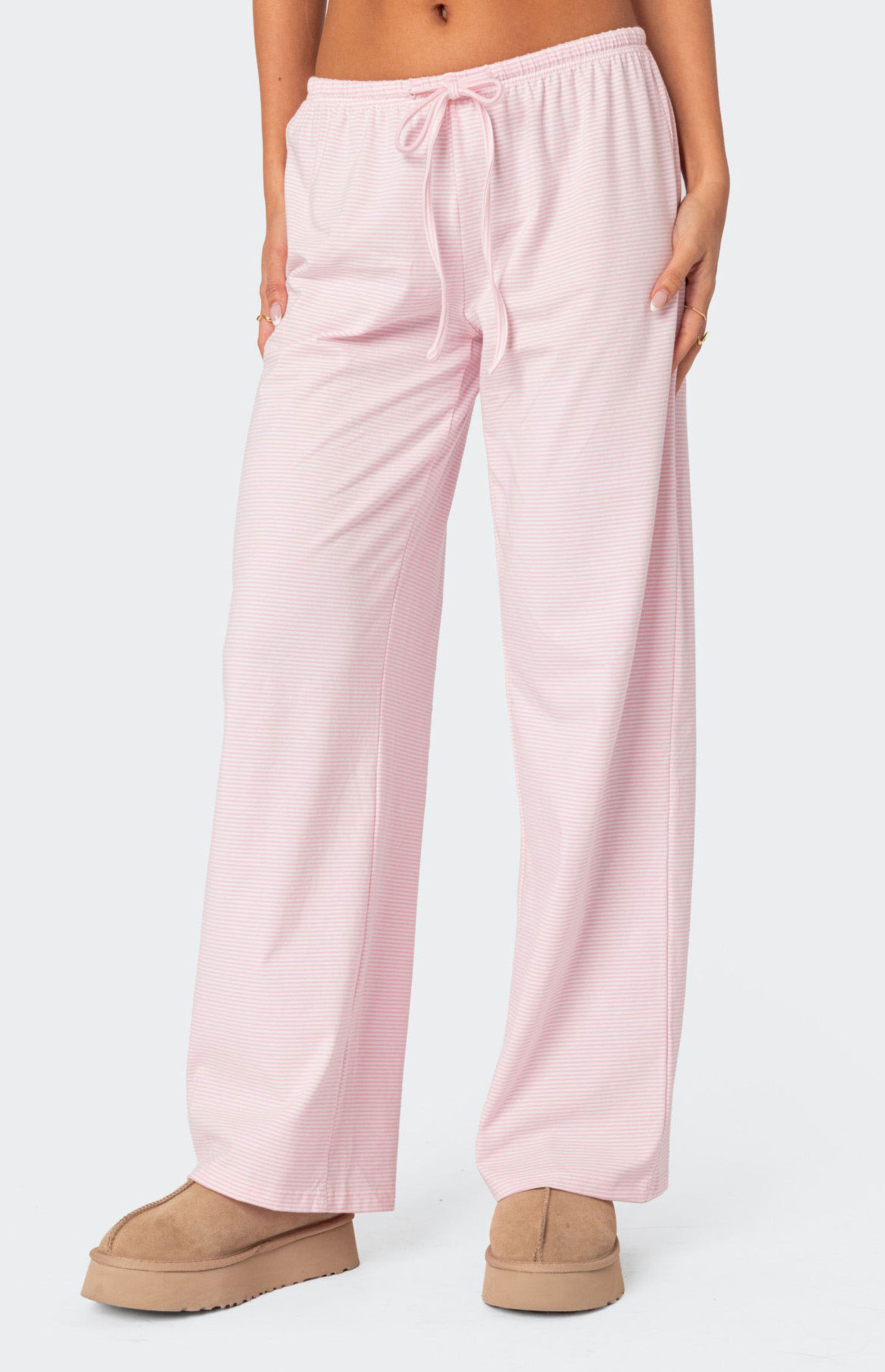 Edikted Olivia Striped Loose Fit Pants | PacSun