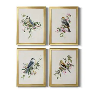 Spring Song Blue Bird Premium Framed Canvas - Ready to Hang - Multi-Color | Bed Bath & Beyond