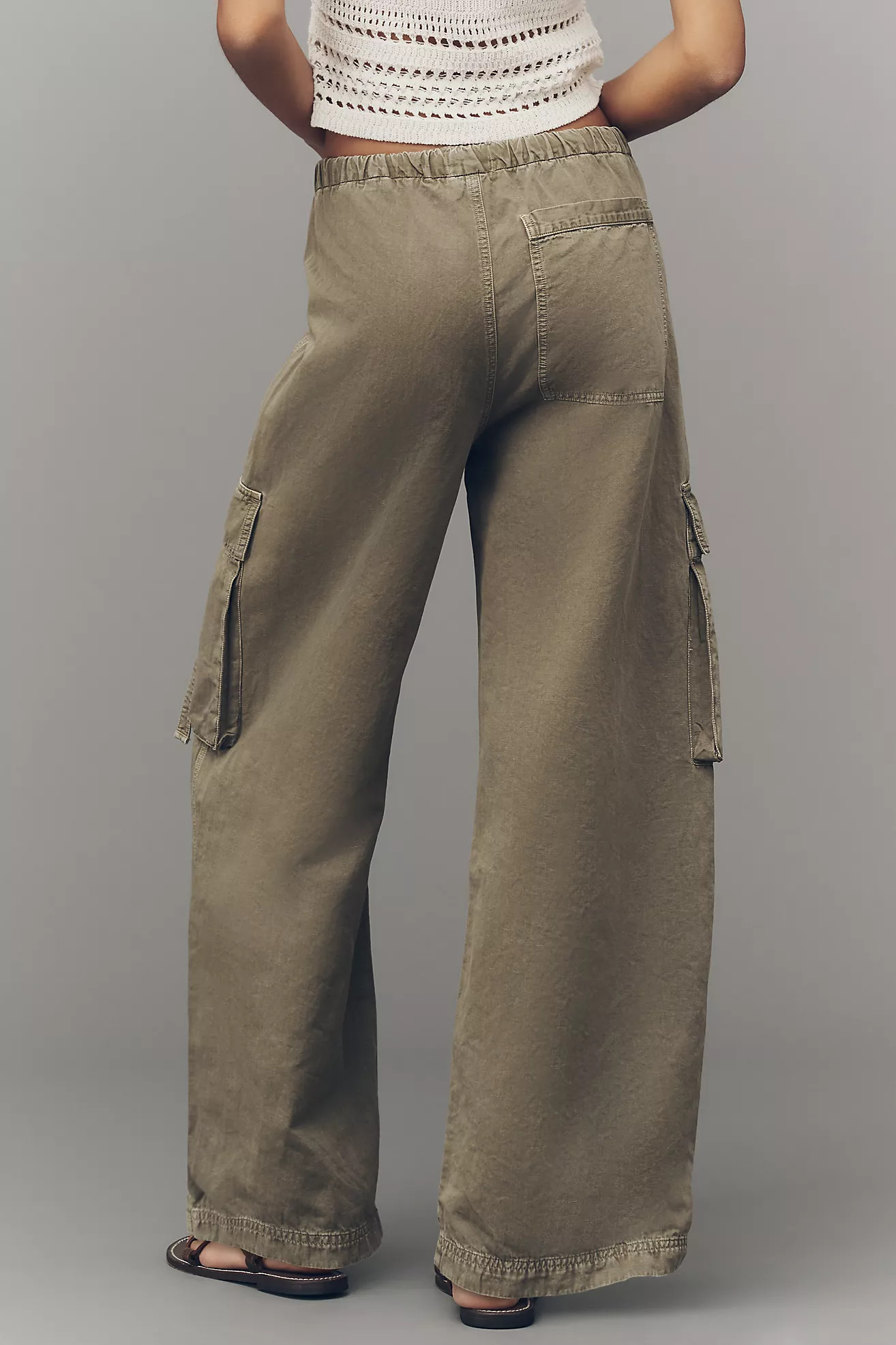 Citizens of Humanity Andira Cotton Linen Pull-On Pants | Anthropologie (US)