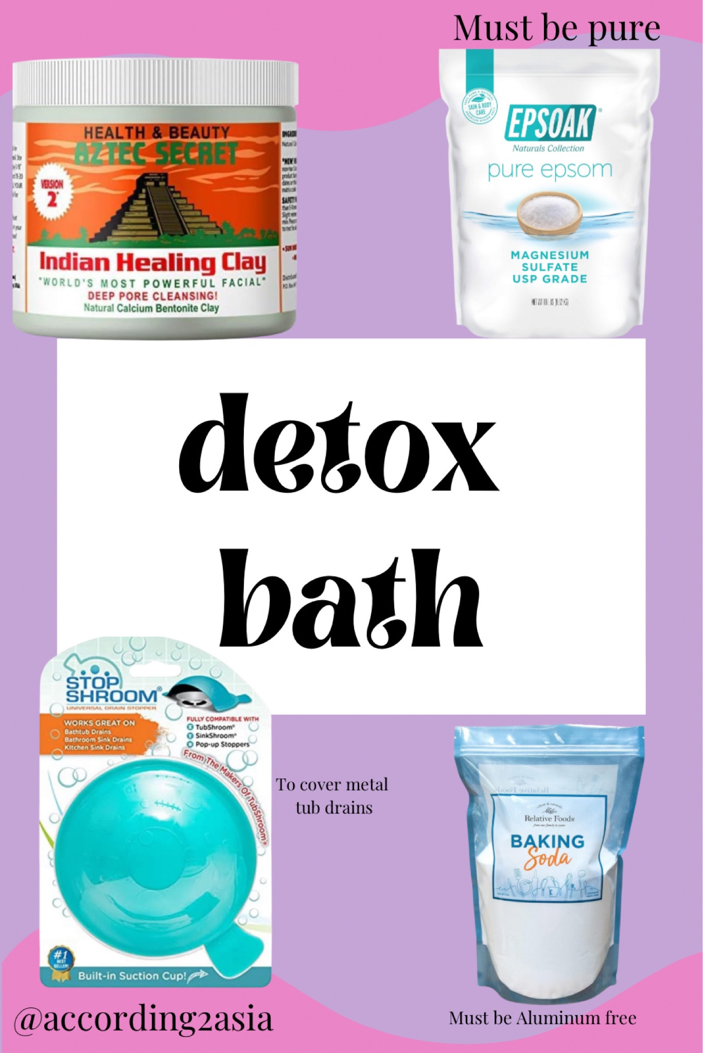 Detox bath for children and adults 


#LTKKids #LTKFamily #LTKBeauty