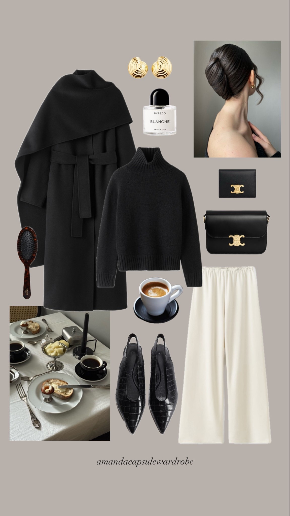 Monochrome outfit ideas for fall outfits that are also on my wishlist hehe 🤍🖤🤍🖤