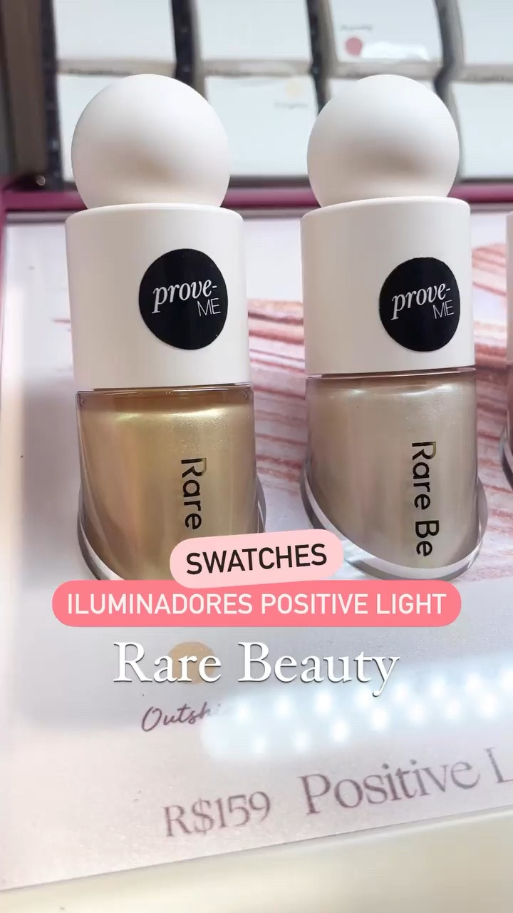 Swatches dos Iluminadores Rare
Beauty Positive Light!
Esses são iluminadores líquidos, com textura bem leve e não oleosa. Não tem partículas de brilho grandes ou "grosseiras", pelo contrário, o brilho é extremamente fino! Não enfatiza ruguinhas e linhas!
É um iluminador com pouco fundo de cor, ou seja, tem pigmentação leve. A intensidade de brilho é moderada e dá um efeito de glow natural, aquele de pele saudável. Dá para deixar ele mais refletivo e com aspecto de brilho molhado se construir a cobertura na pele.
Além disso, tem longa duração e fica o dia todo na pele, plenissimo!
Sao 8 tons no total, nos swatches faltou o Transced e cada um custa R$159. Acho que tem um custo-benéfico excelente por ser uma marca
Importada e que tem altíssima qualidade!
Está disponível exclusivamente na Sephora Brasil e pode ser comprado pelo meu link de parceria no perfil @maydancini
Eu amei esse iluminador e achei ele super multi-uso! Além de usar como iluminador convencional, gosto de misturar um pouco na base/ hidratante ou no blush líquido cremoso e criar um acabamento mais iluminado na pele! Fica lindo!

#LTKbrasil