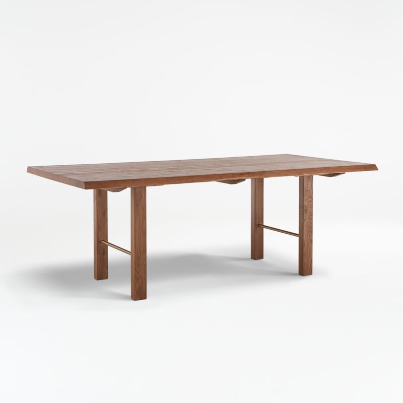 Montana 82" Live Edge Dining Table + Reviews | Crate and Barrel | Crate & Barrel