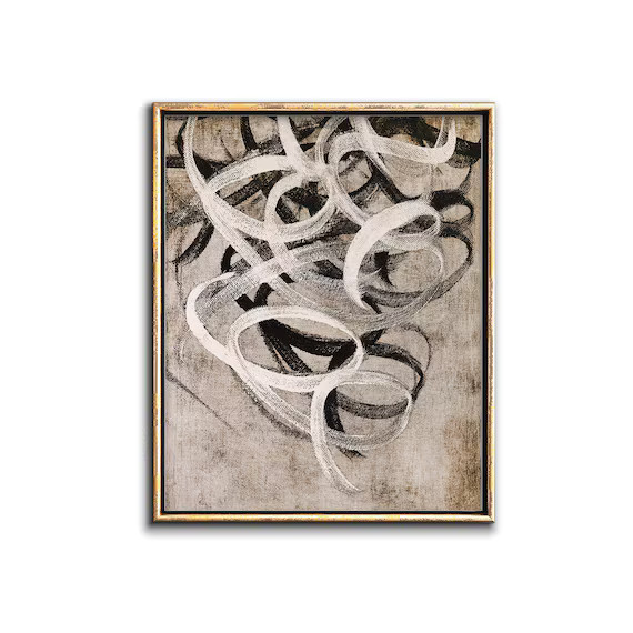 Neutral Wall Art Abstract Painting Digital Download Art Loops | Etsy | Etsy (US)