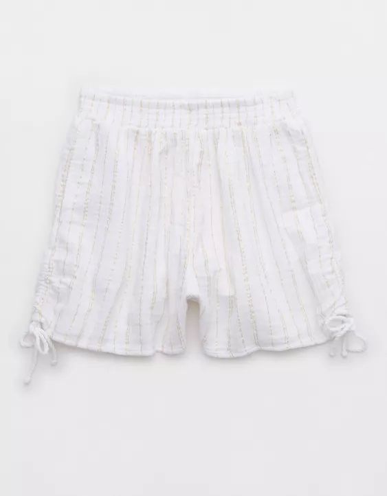Aerie Pool-To-Party Lurex Cinched Short | Aerie