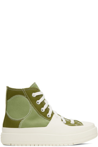 Converse - Khaki Chuck Taylor All Star Construct Sneakers | SSENSE