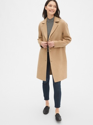 Unlined Wool-Blend Car Coat | Gap US