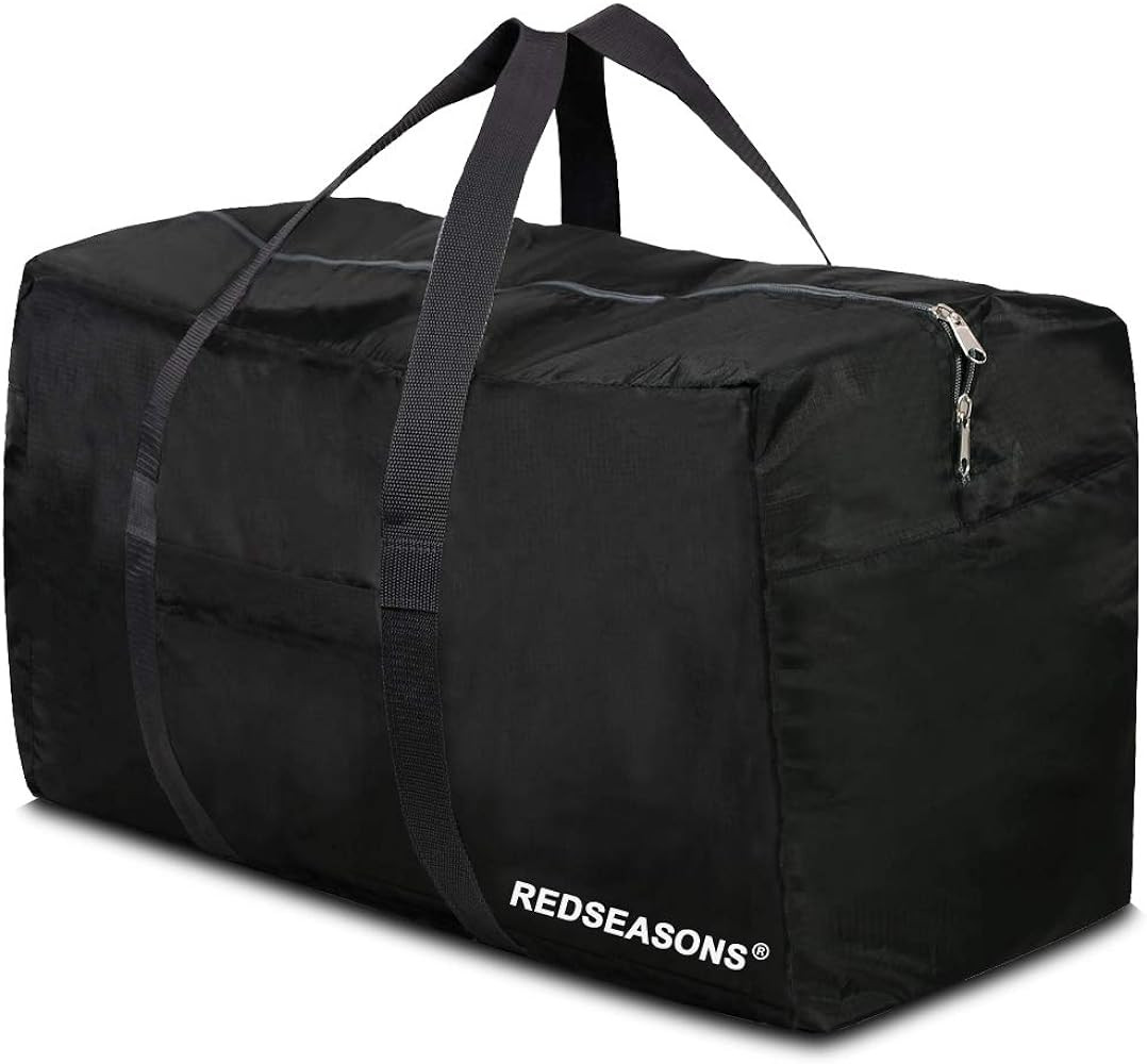 Extra Large Duffle Bag Lightweight, 96L Travel Duffle Bag Foldable for Men Women, Black | Amazon (US)
