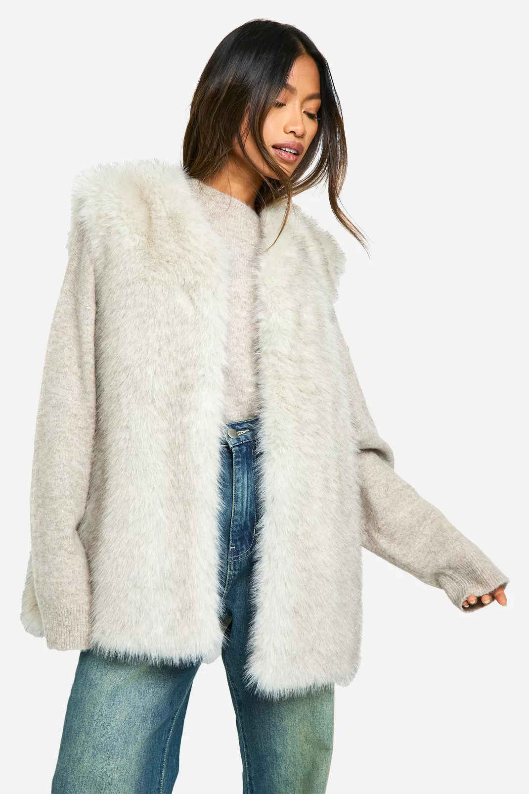 Vintage Look Faux Fur Gilet | Nasty Gal US