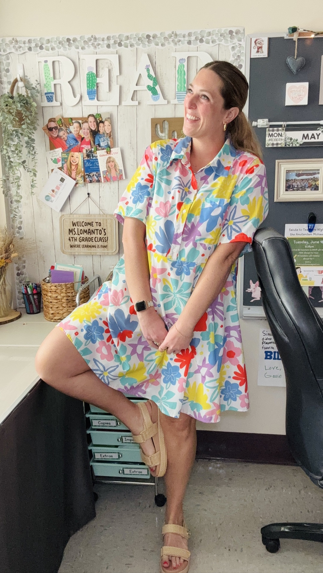 Basically only here for the sandals! They are great for everyday wear and can be worn so many ways. Unfortunately it won’t let me link the dress but I did get it from Shein for art day!

#LTKootd #LTKMidsize