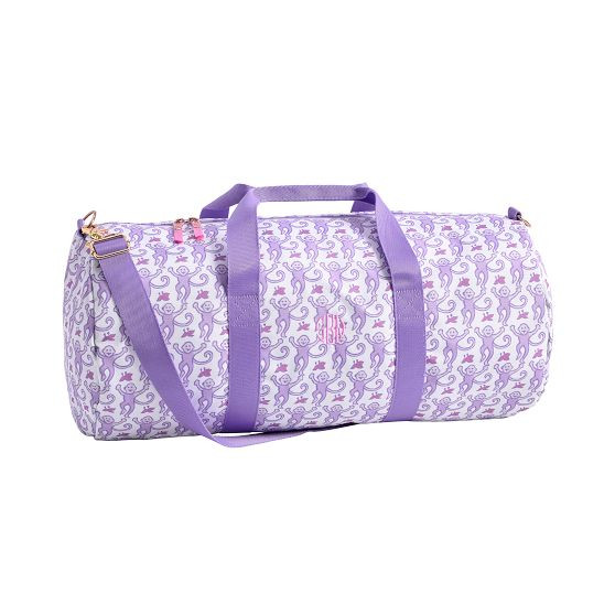 Roller Rabbit Lavender Monkey Duffle | Pottery Barn Teen