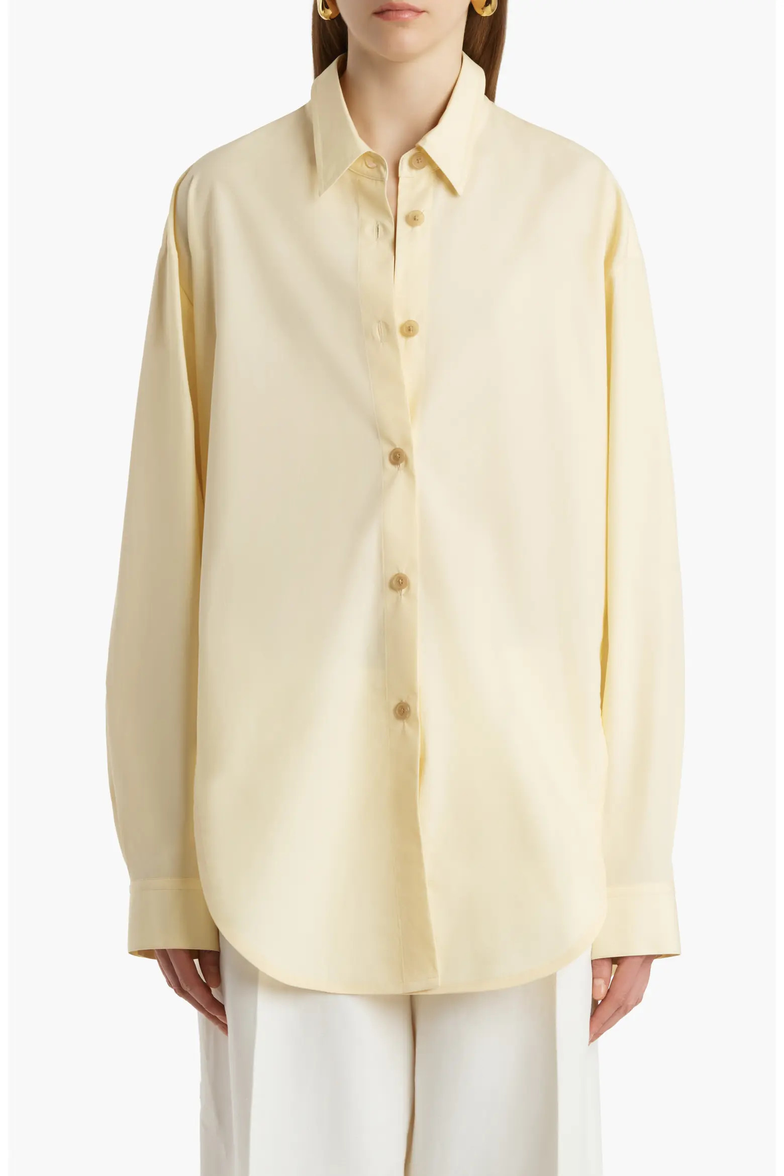 Organic Cotton Poplin Button-Up Shirt (Women) | Nordstrom | Nordstrom