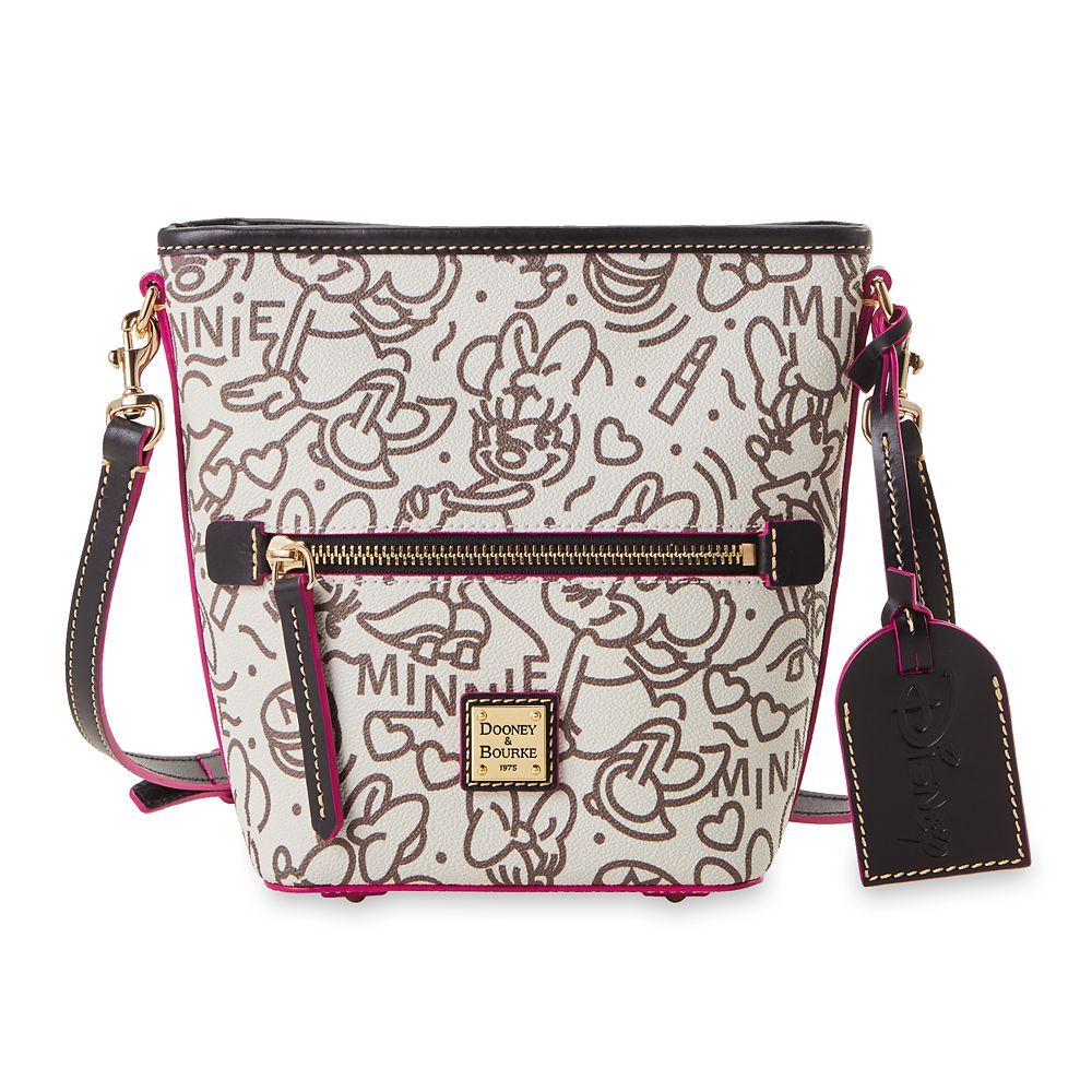 Minnie Mouse Line Art Dooney & Bourke Small Zip Sac | Disney Store