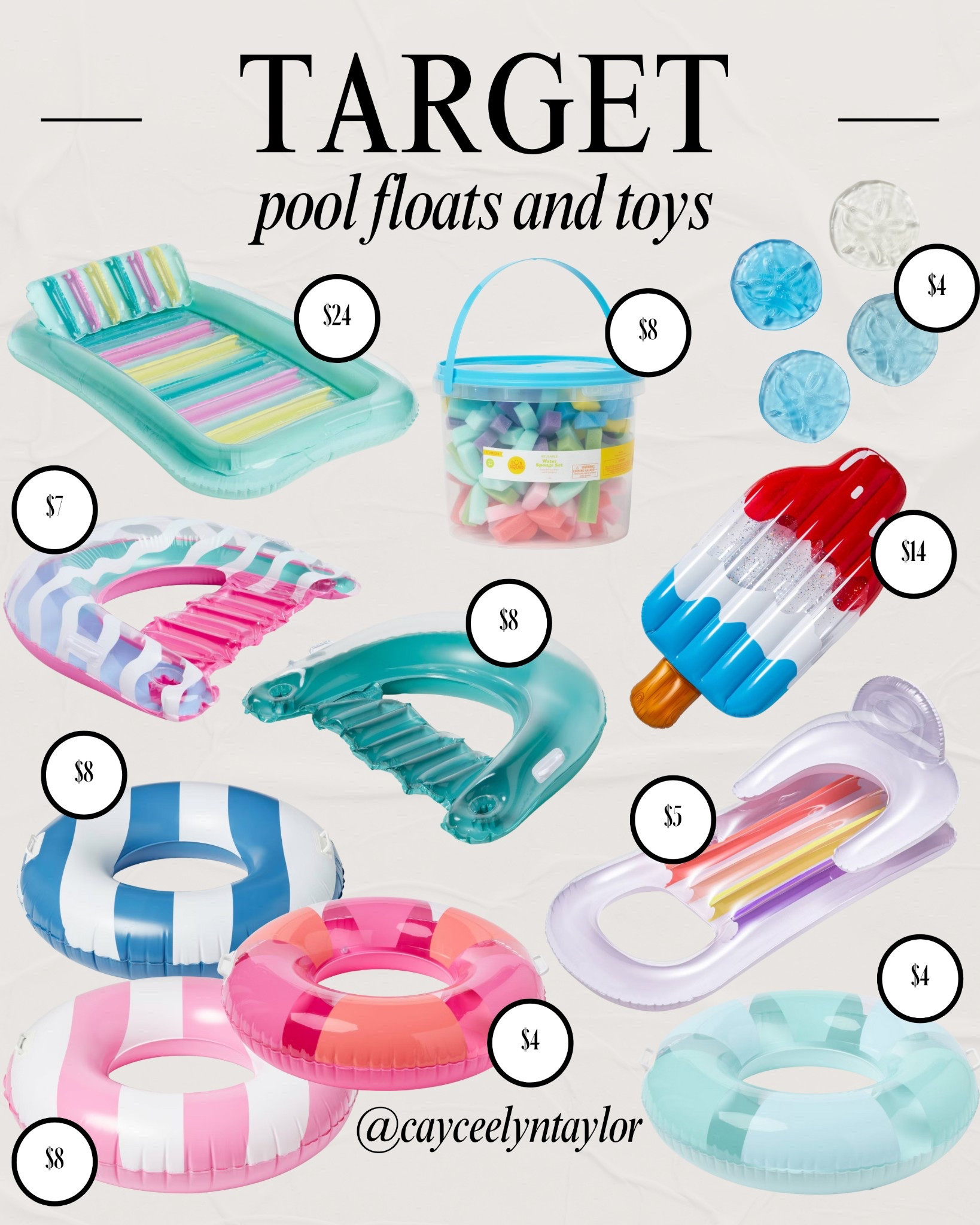 Target pool floats & toys perfect for those hot summer days! Target always has the best deals on pool floats ❤️

Style tips - Pool floats - Trendy style - Pool essentials - Kids - Summer toys 

#LTKFamily #LTKSeasonal #LTKKids