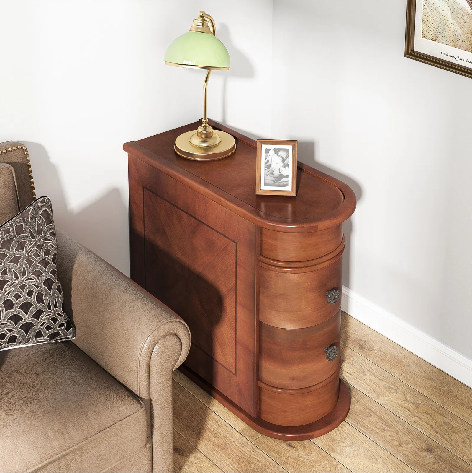Red Barrel Studio® Solid Wood 2 - Drawer End Table & Reviews | Wayfair | Wayfair North America