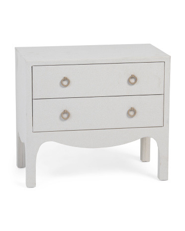 27x24 Swoop Large Linen Look Side Table | TJ Maxx