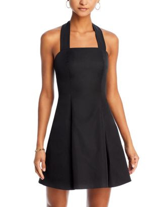 AQUA Halter Mini Dress - Exclusive  | Bloomingdale's Women | Bloomingdale's (US)