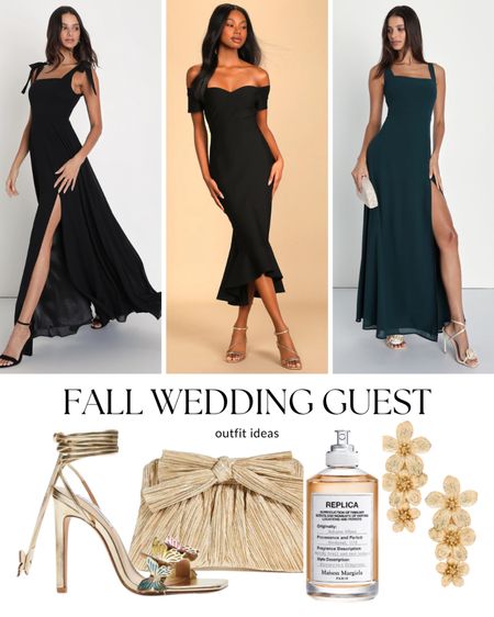 Fall wedding guest dress outfit ideas.

wedding guest dress // date night // cocktail dresses // date night outfit // black tie wedding // wedding shoes // wedding guest dress fall // wedding guest fall // fall wedding guest dress // wedding guest look // gold heels// gold shoes // gold jewelry 