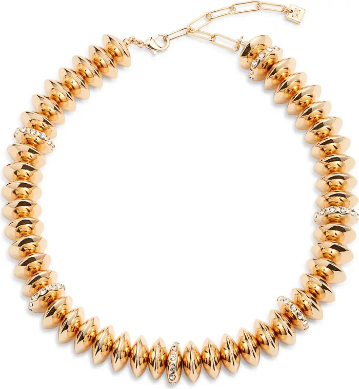 Metallic Bead Collar Necklace | Nordstrom