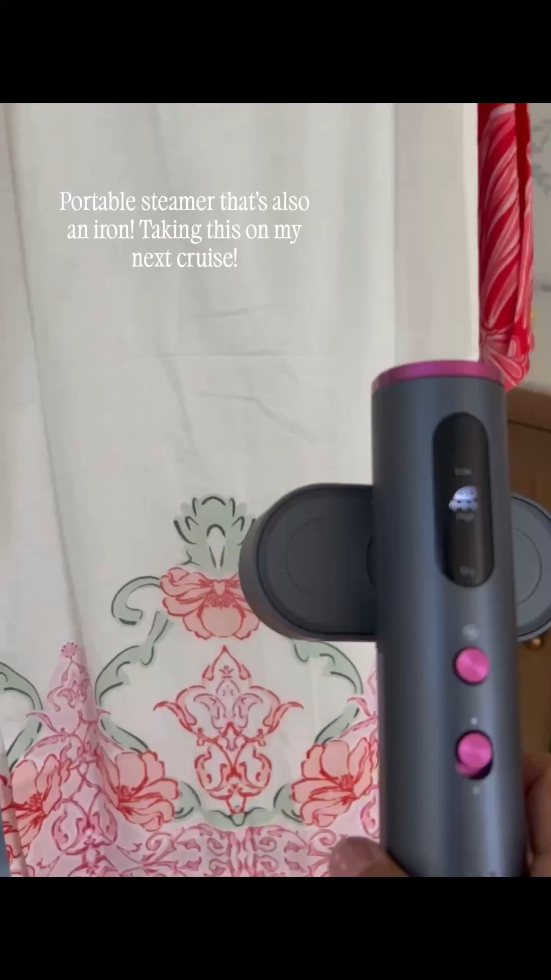 Just acquired this portable steamer that also converts to an iron! Love this for not only clothes but table linens as well. Perfect for travel, dorm room, or anywhere! Works fabulous! Taking this on my next cruise! 

#LTKHome #LTKTravel #LTKSaleAlert