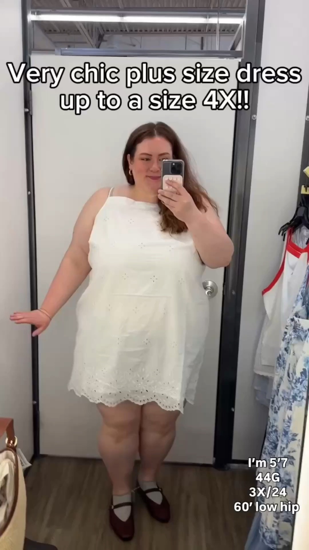 On the hanger this looked quite boxy (which I like a boxy look!) but on I felt like this gave such a retro fit and the eyelet details were so precious! Comment KIMMY and I’ll send this dress over!