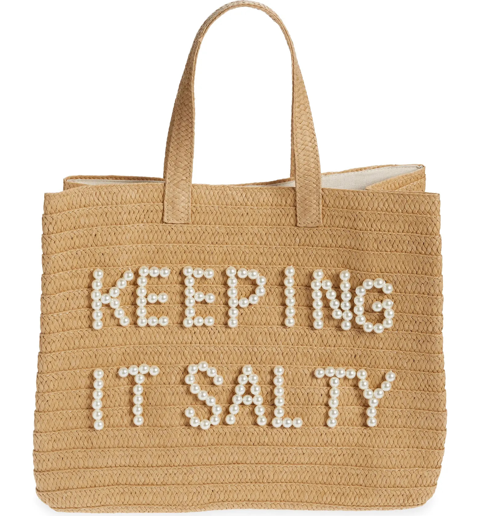 btb Los Angeles Je T'aime Woven Tote | Nordstrom | Nordstrom