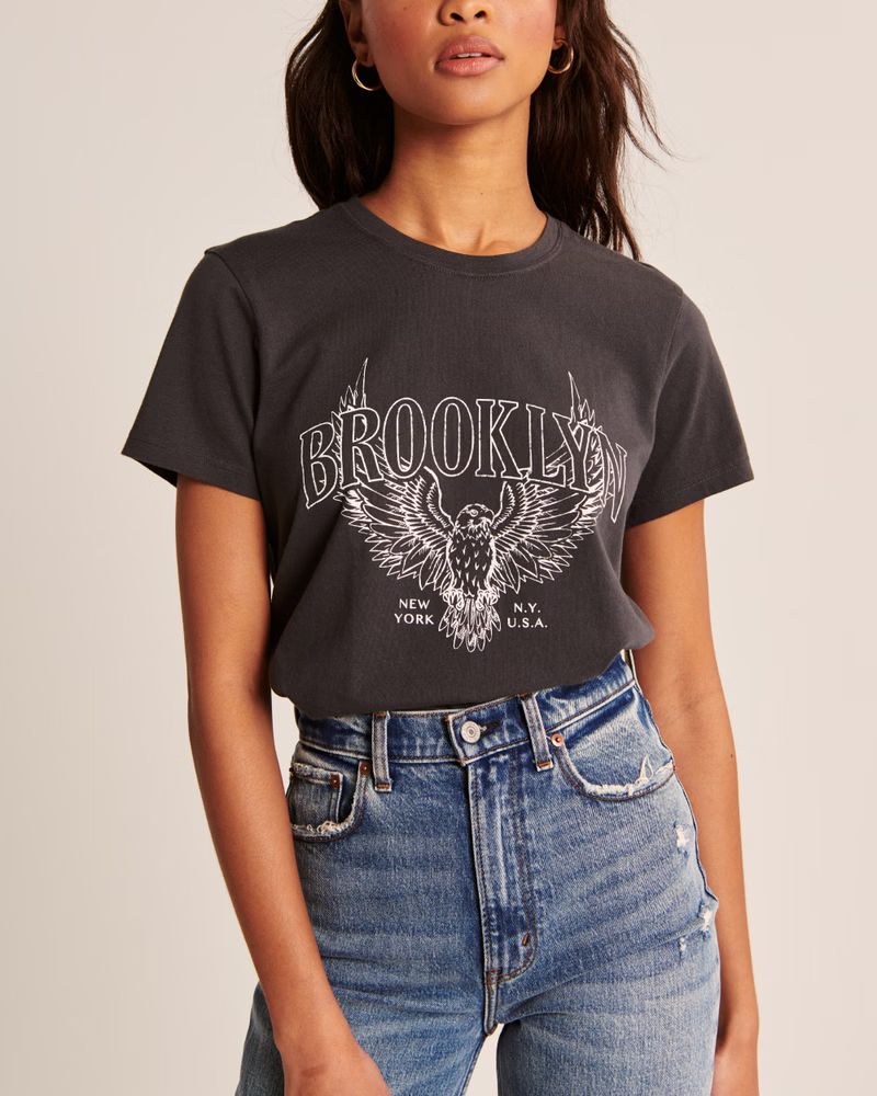 Short-Sleeve Relaxed Graphic Tee | Abercrombie & Fitch (US)