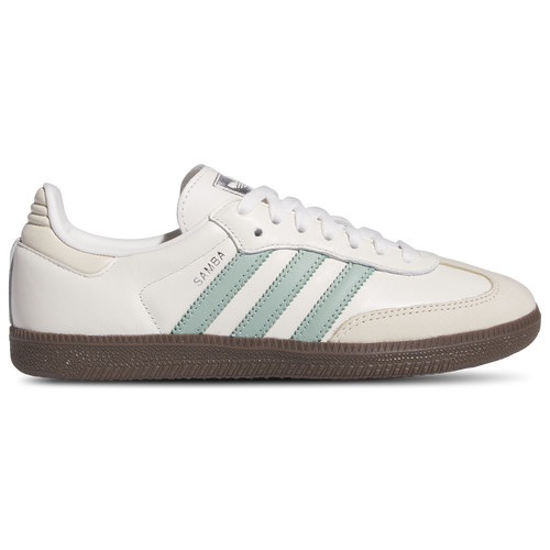 adidas Originals Womens adidas Originals Samba OG - Womens Shoes Hazy Green/Cloud White/Wonder White Size 07.5 | Foot Locker (US)