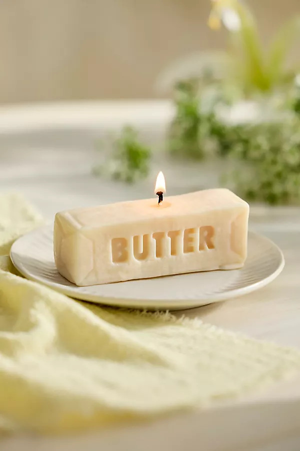 Stick of Butter Candle in Yellow at Terrain | Terrain