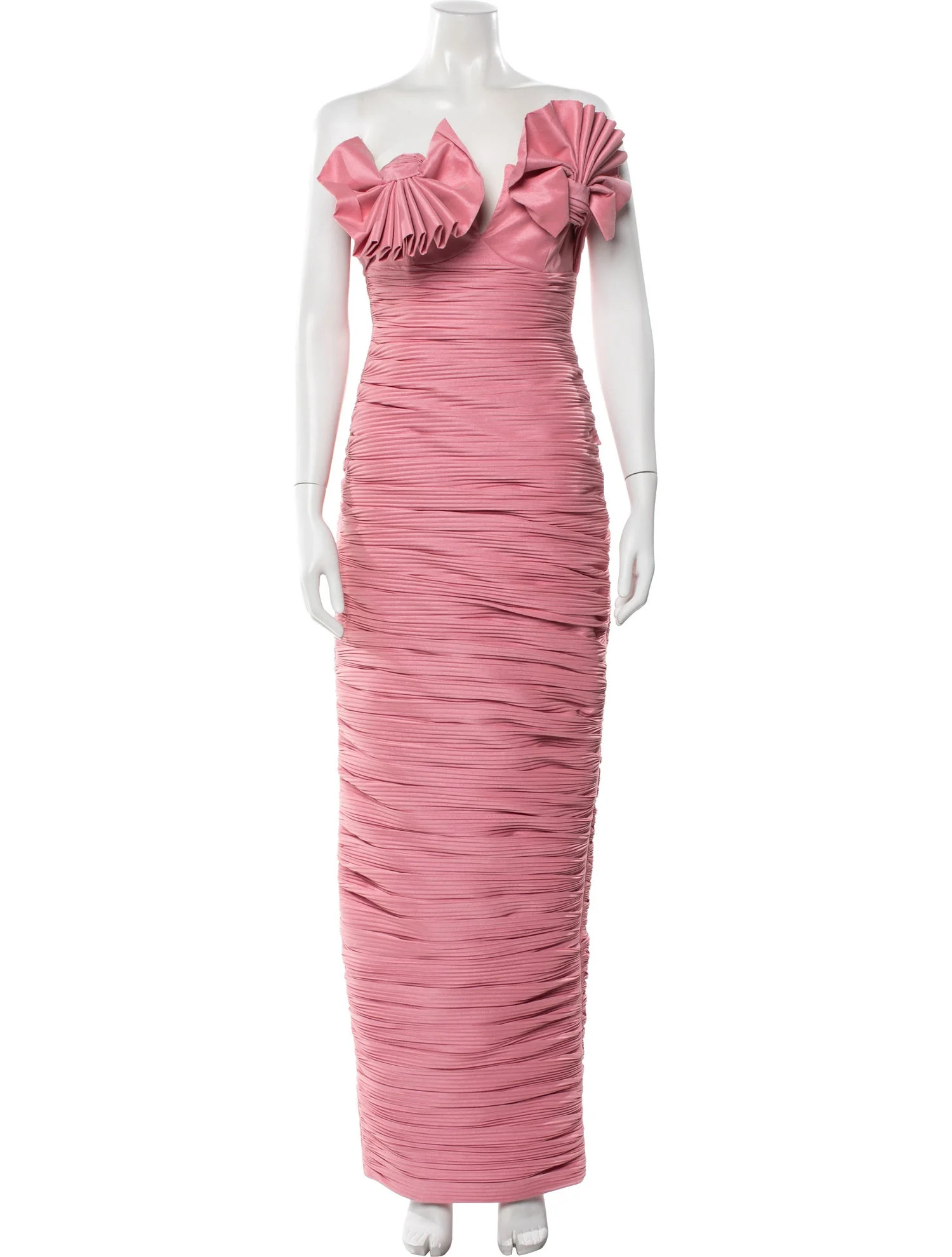 Rachel Gilbert Strapless Long Dress w/ Tags - Pink Dresses, Clothing - WRAGI23763 | The RealReal | The RealReal