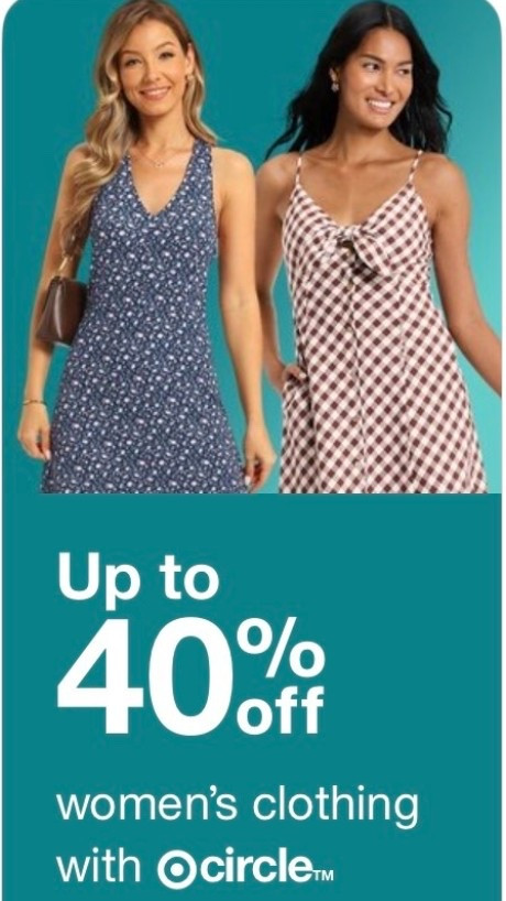 40% OFF women’s clothing at Target Circle Deal Days 🙌 

#targetfinds #targetdeals #targetstyle #targetcircle #dealdays #salealert #springfashion #womensfashion #affordablestyle #budgetfashion #momstyle #ootd #springoutfits #closetrefresh #fashiondeals

#LTKootd #LTKSaleAlert #LTKgrwm
